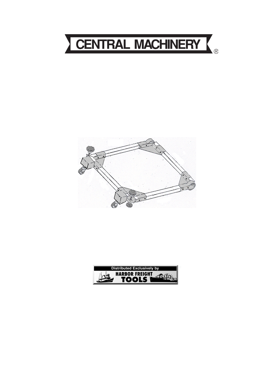 Harbor Freight Tools CENTRAL MACHINERY 95288 User Manual | 6 pages