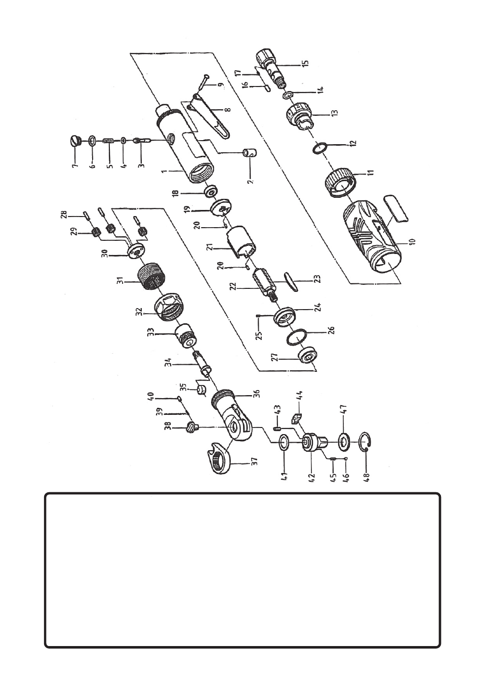 Assembly drawing | Harbor Freight Tools 92849 User Manual | Page 8 / 8