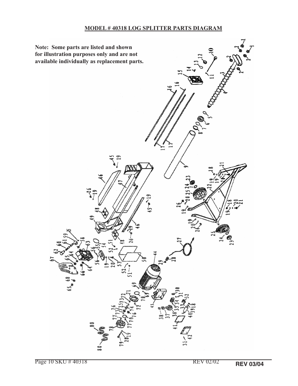 Harbor Freight Tools CENTRAL MACHINERY 40318 User Manual | Page 10 / 11