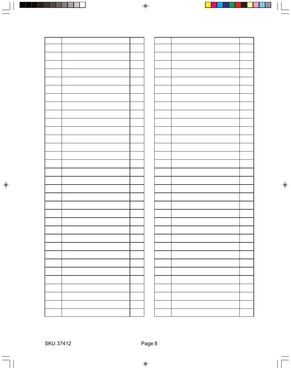 Harbor Freight Tools 37412 User Manual | Page 8 / 9