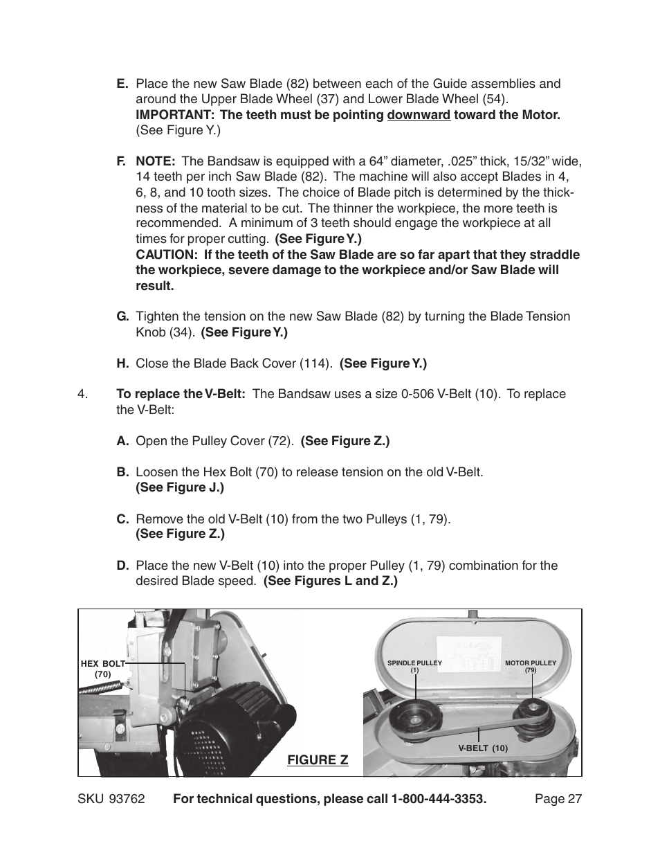 Harbor Freight Tools 93762 User Manual | Page 27 / 33