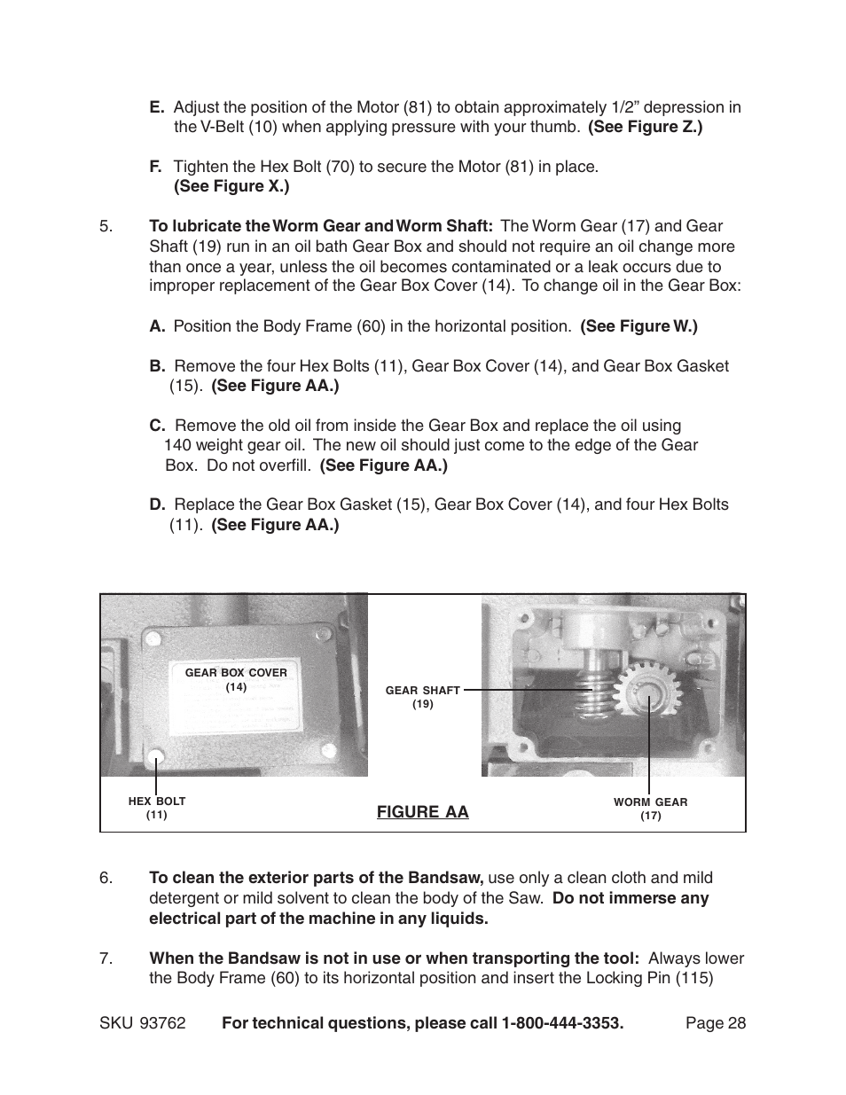 Harbor Freight Tools 93762 User Manual | Page 28 / 33