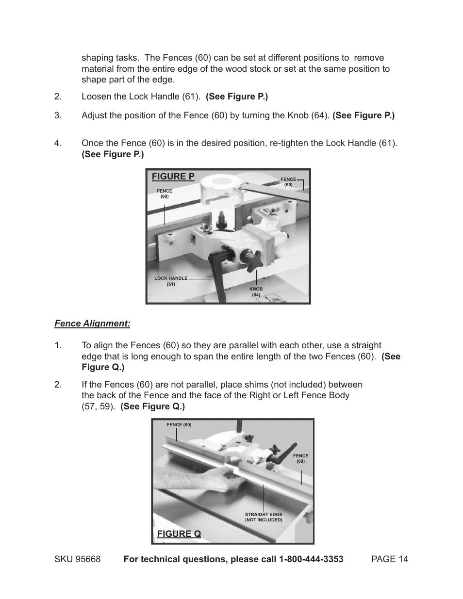 Harbor Freight Tools CENTRAL MACHINERY 95668 User Manual | Page 14 / 30