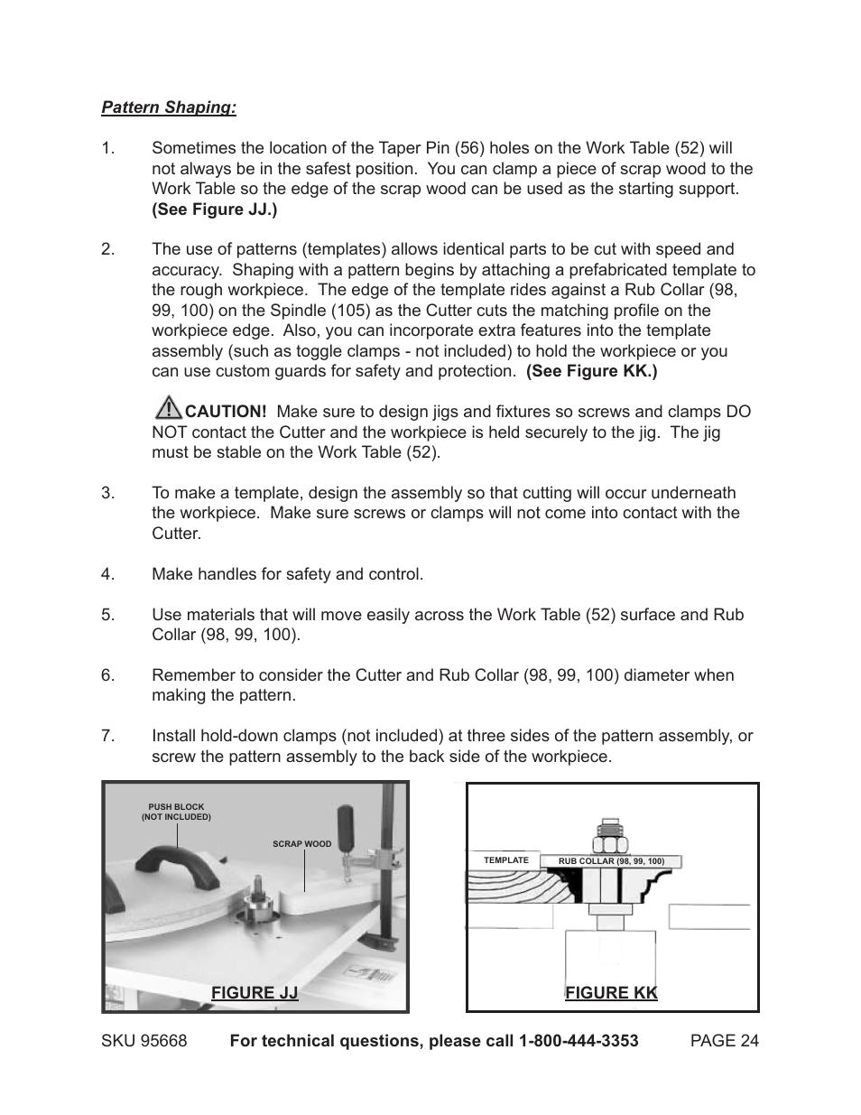 Harbor Freight Tools CENTRAL MACHINERY 95668 User Manual | Page 24 / 30