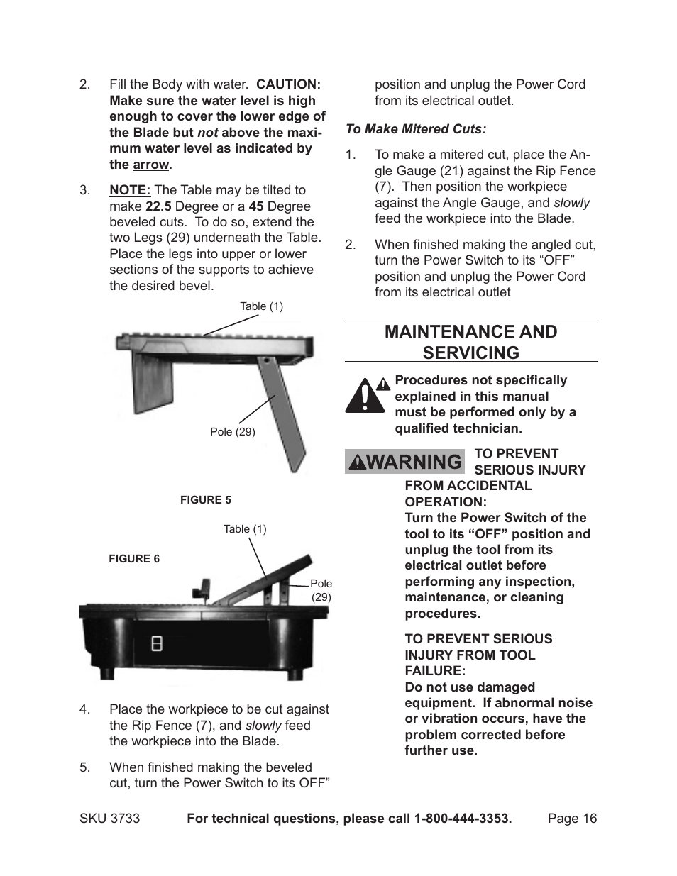 Maintenance and servicing | Harbor Freight Tools Drill Master 3733 User Manual | Page 16 / 20