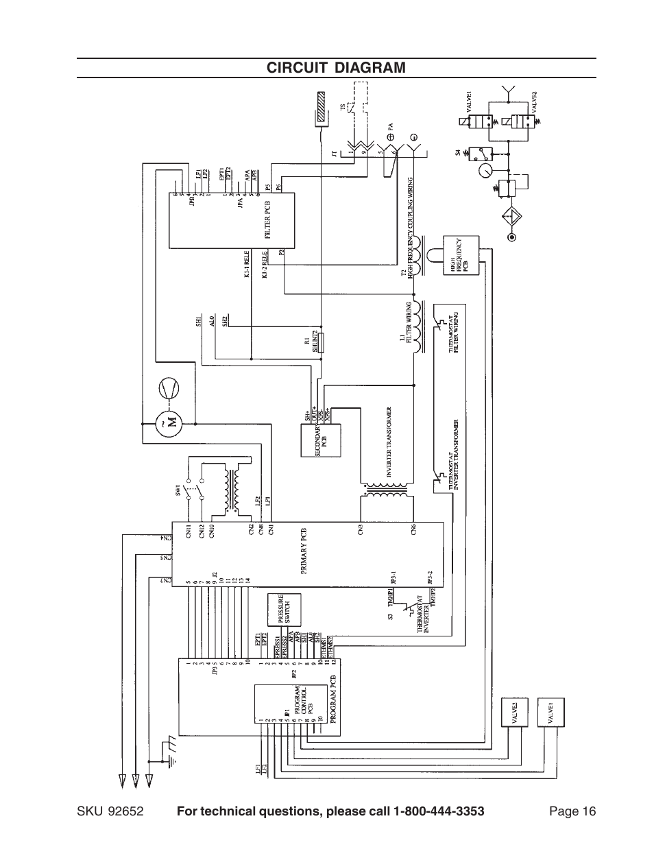 Harbor Freight Tools 92652 User Manual | Page 16 / 16