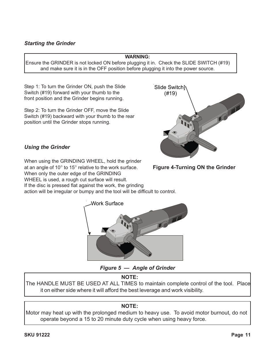 Harbor Freight Tools 91222 User Manual | Page 11 / 14