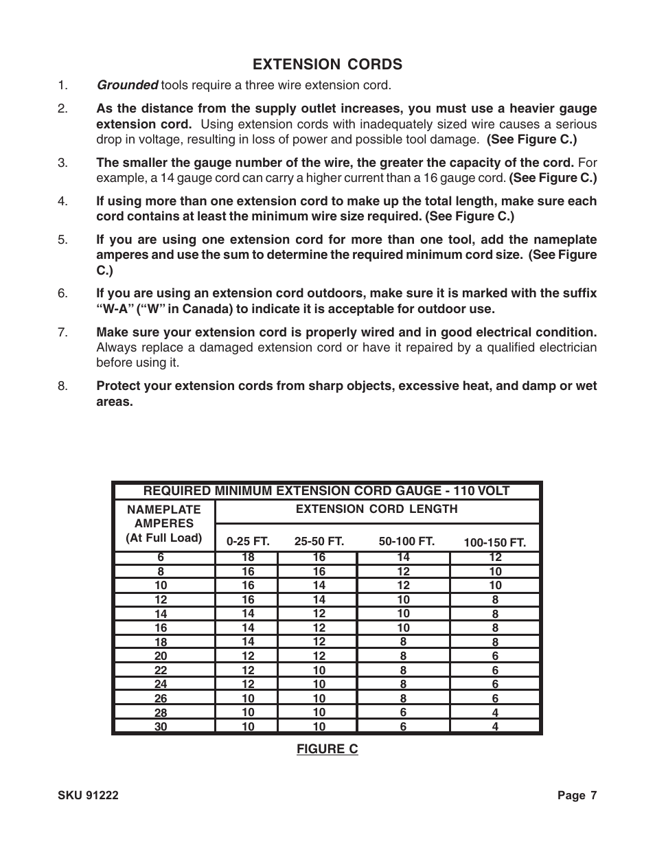 Harbor Freight Tools 91222 User Manual | Page 7 / 14