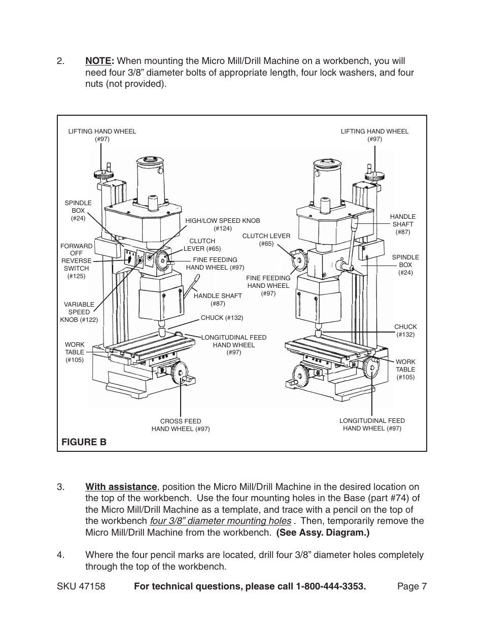 Harbor Freight Tools 47158 User Manual | Page 7 / 16