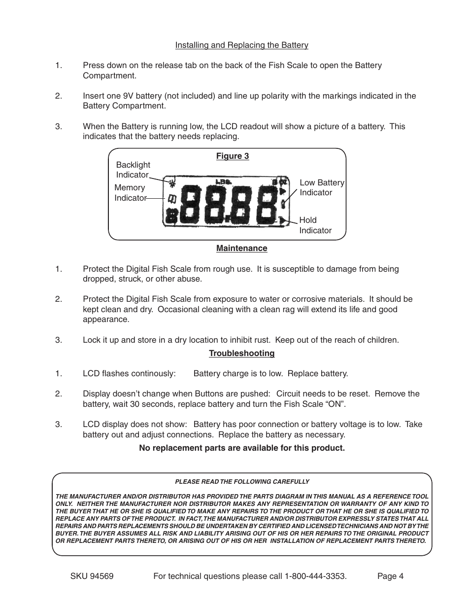 Harbor Freight Tools 94569 User Manual | Page 4 / 4