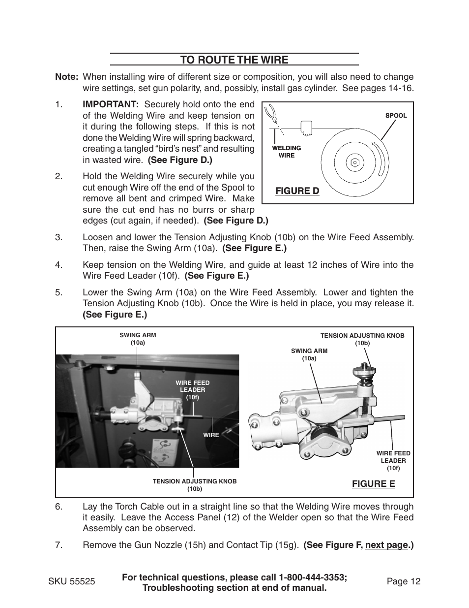 Harbor Freight Tools 55525 User Manual | Page 12 / 33