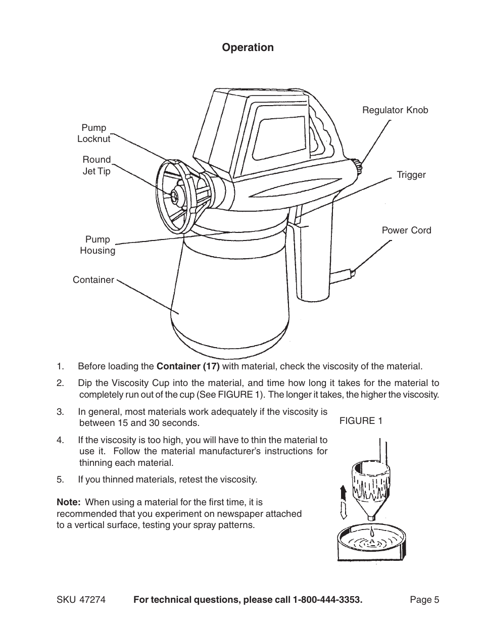 Harbor Freight Tools 47274 User Manual | Page 5 / 9