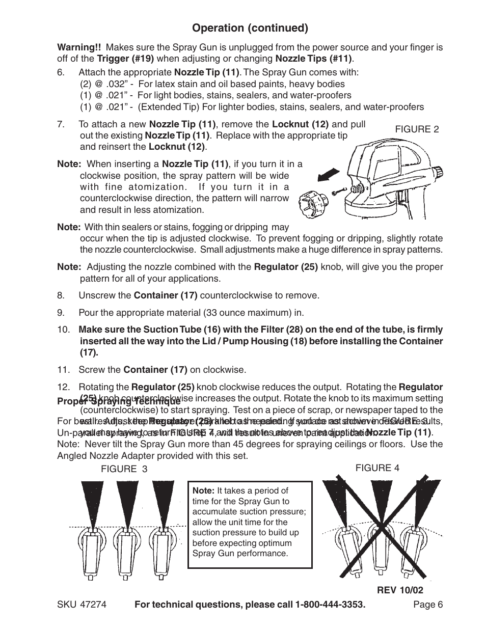 Harbor Freight Tools 47274 User Manual | Page 6 / 9