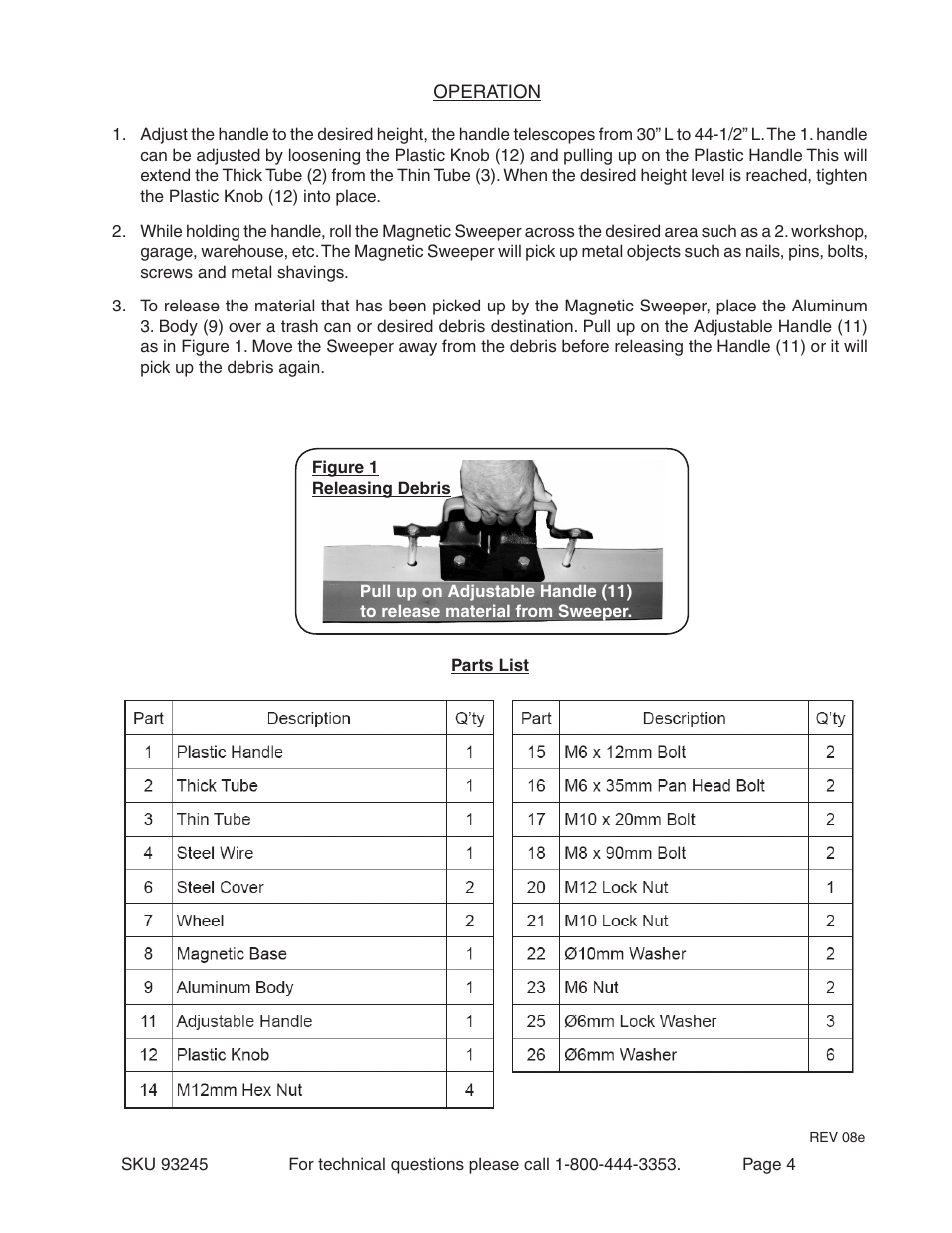 Harbor Freight Tools 93245 User Manual | Page 4 / 5