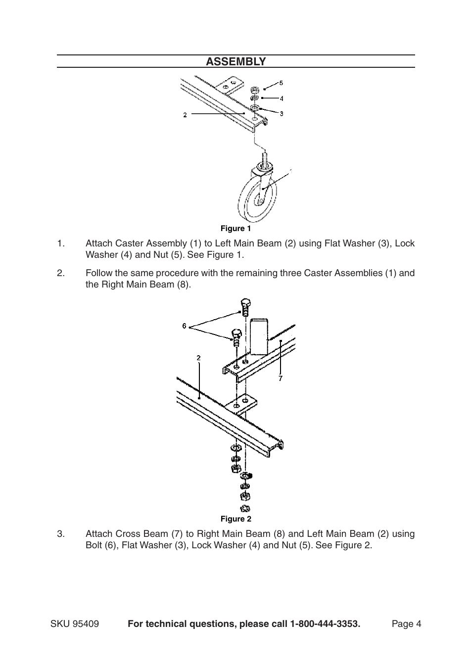 Harbor Freight Tools 95409 User Manual | Page 4 / 6