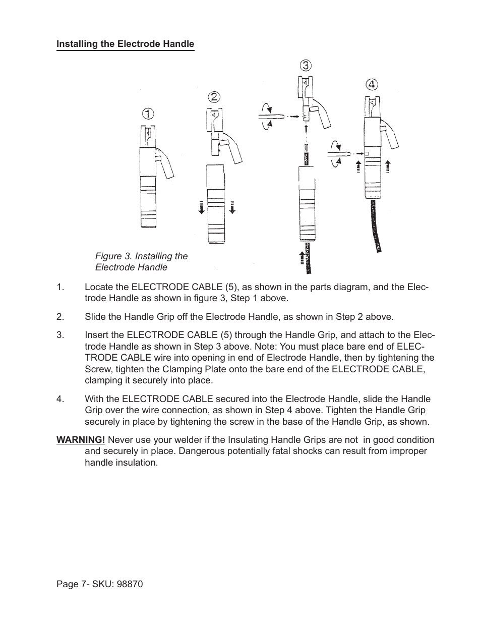 Harbor Freight Tools 98870 User Manual | Page 7 / 17