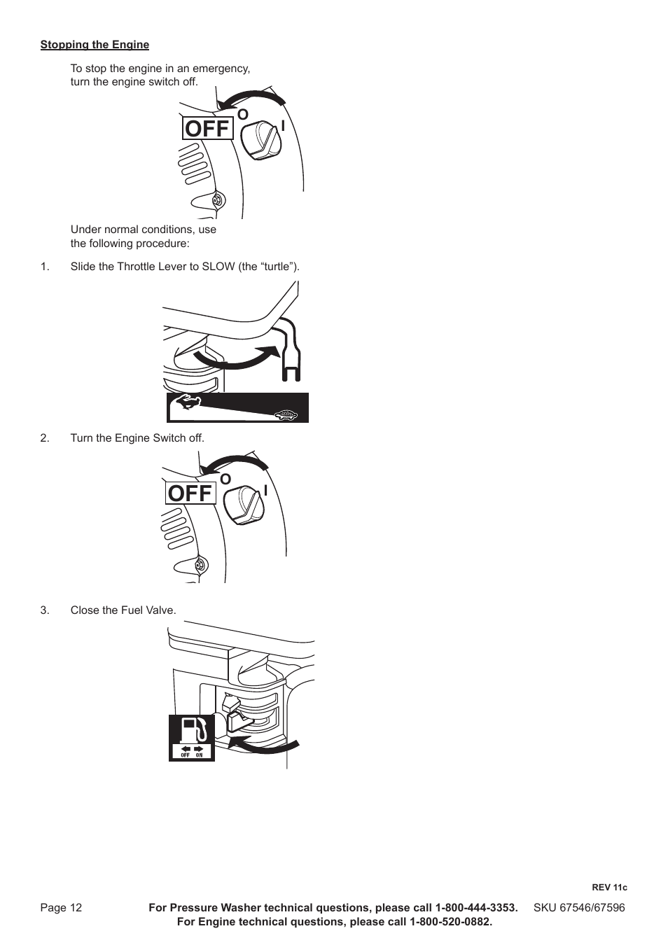 Harbor Freight Tools 67596 User Manual | Page 12 / 28