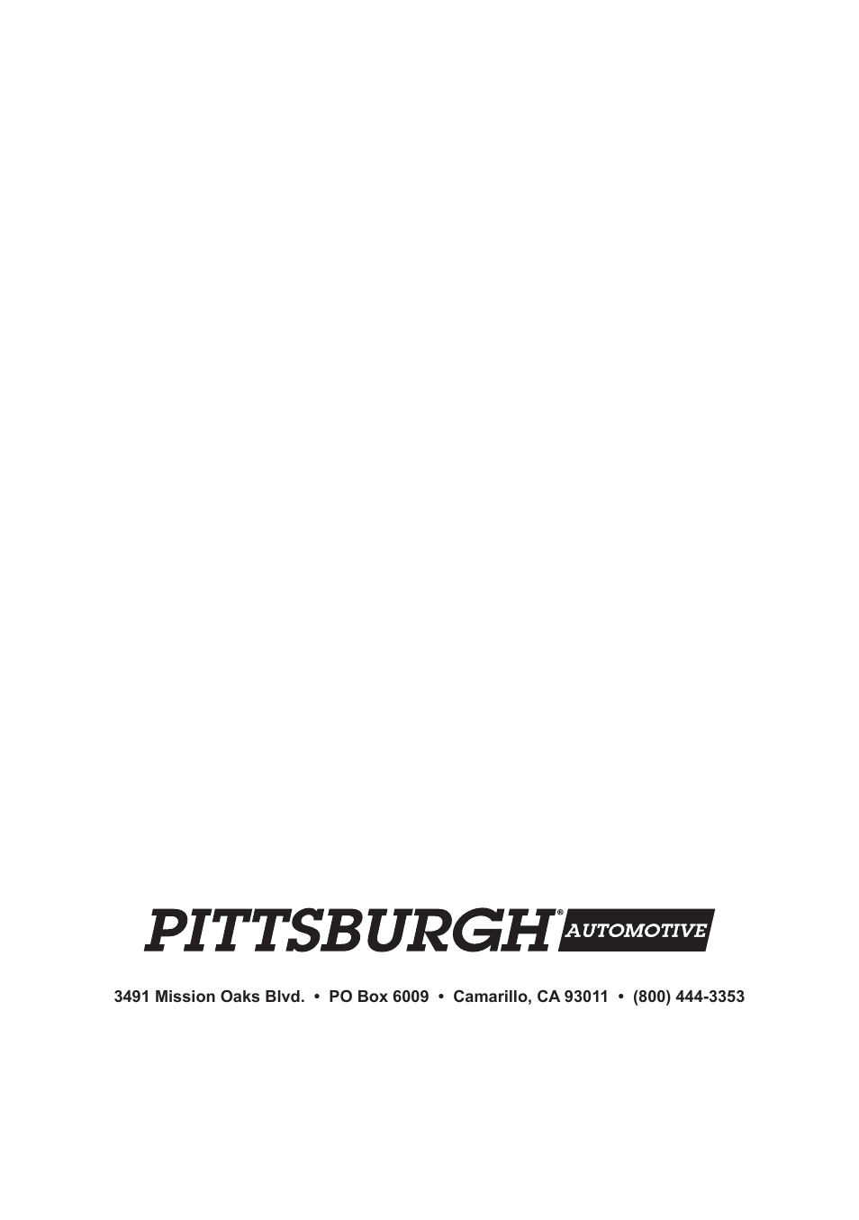 Harbor Freight Tools 43753 User Manual | Page 8 / 8