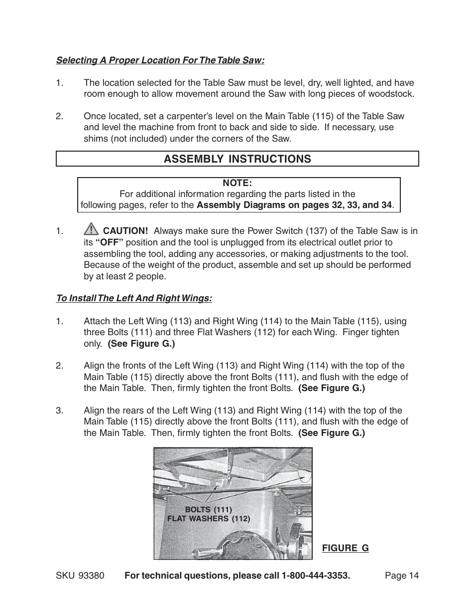 Harbor Freight Tools CENTRAL MACHINERY 93380 User Manual | Page 14 / 35