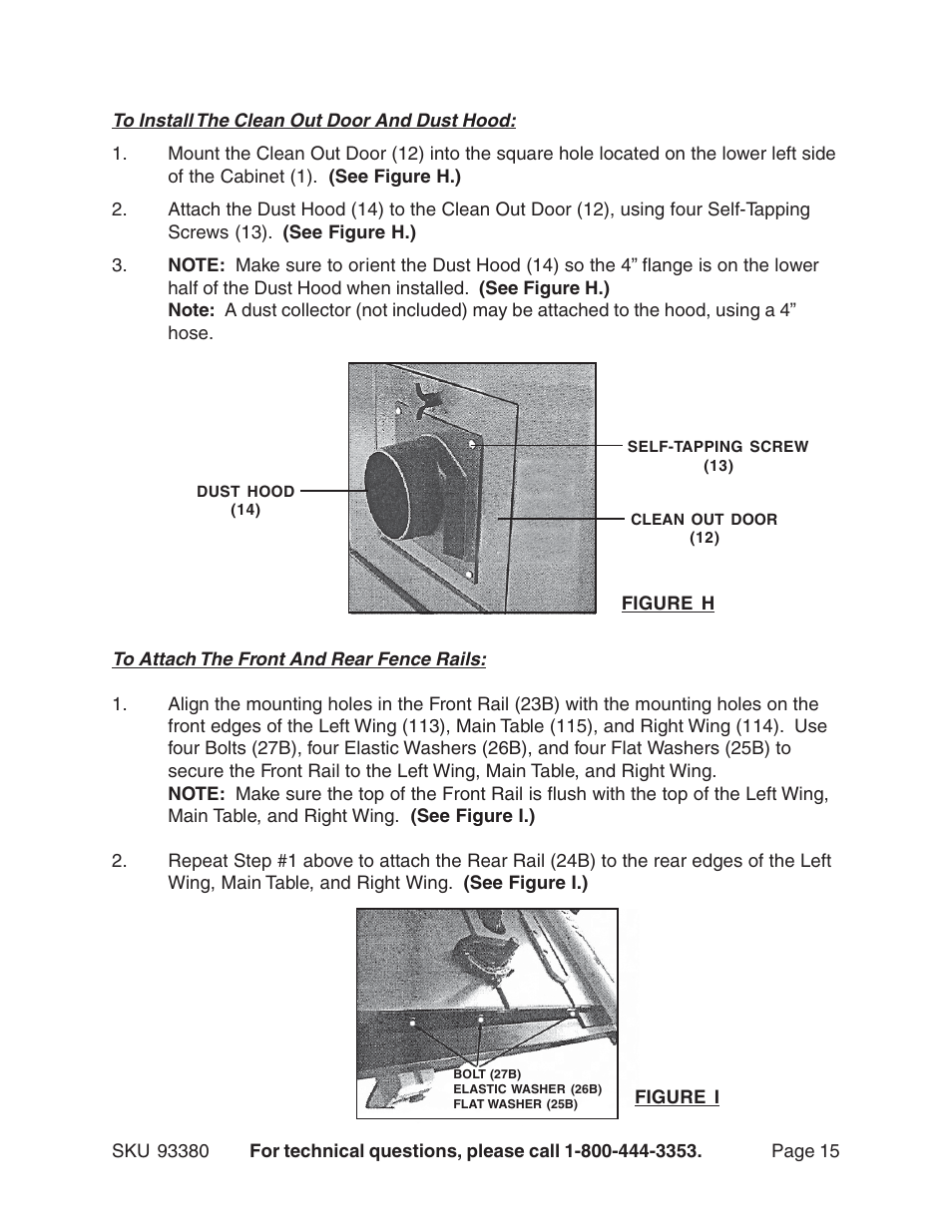 Harbor Freight Tools CENTRAL MACHINERY 93380 User Manual | Page 15 / 35