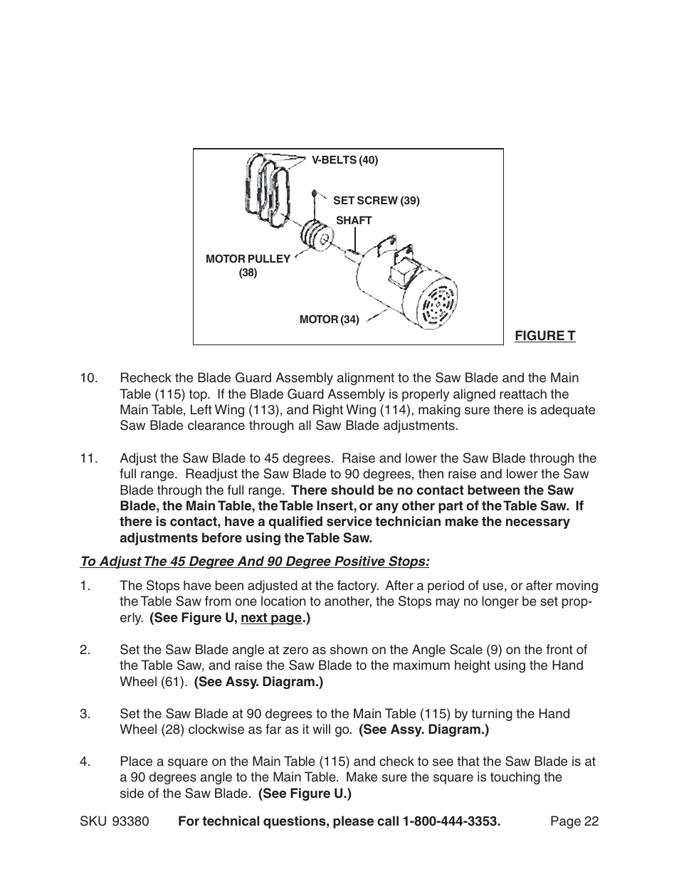 Harbor Freight Tools CENTRAL MACHINERY 93380 User Manual | Page 22 / 35