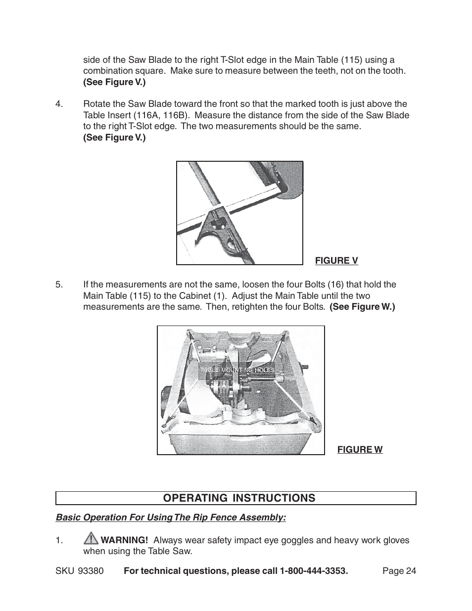 Harbor Freight Tools CENTRAL MACHINERY 93380 User Manual | Page 24 / 35