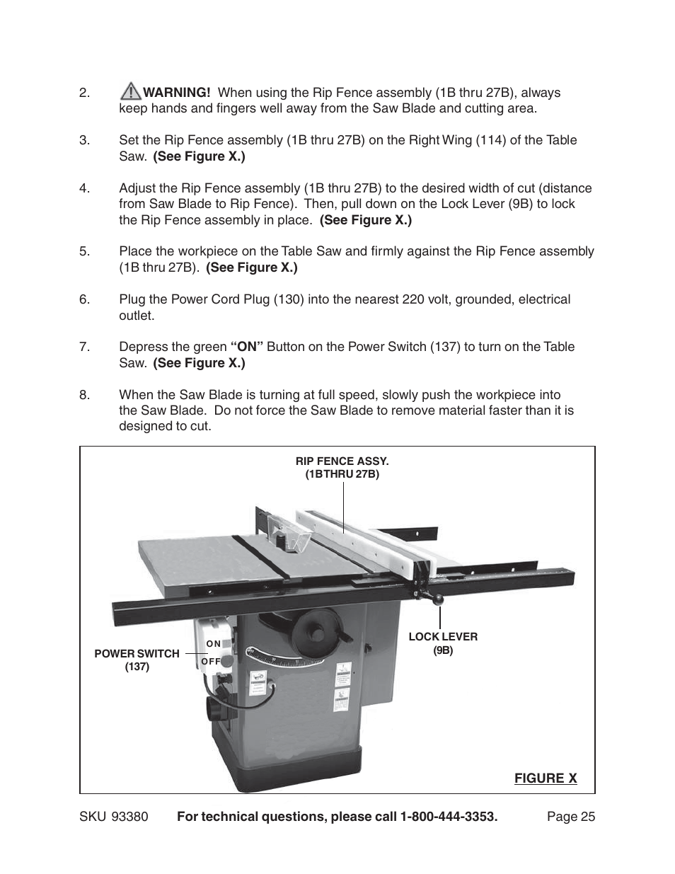 Harbor Freight Tools CENTRAL MACHINERY 93380 User Manual | Page 25 / 35