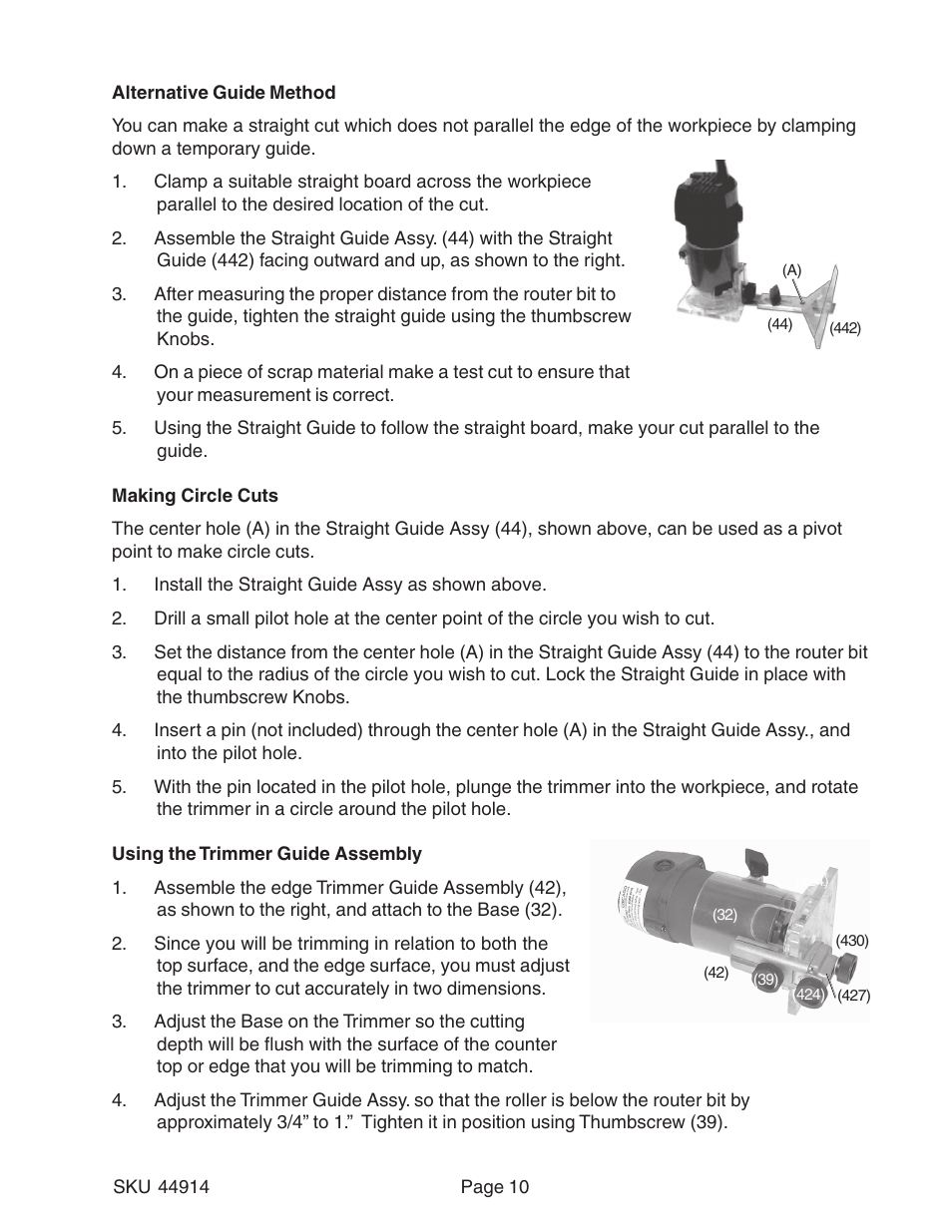 Harbor Freight Tools 44914 User Manual | Page 10 / 13