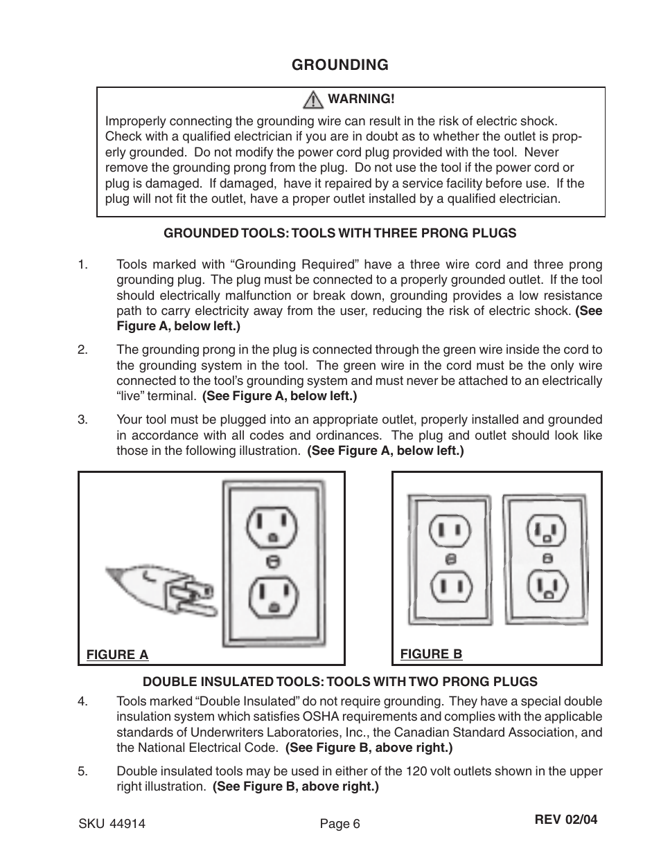 Harbor Freight Tools 44914 User Manual | Page 6 / 13