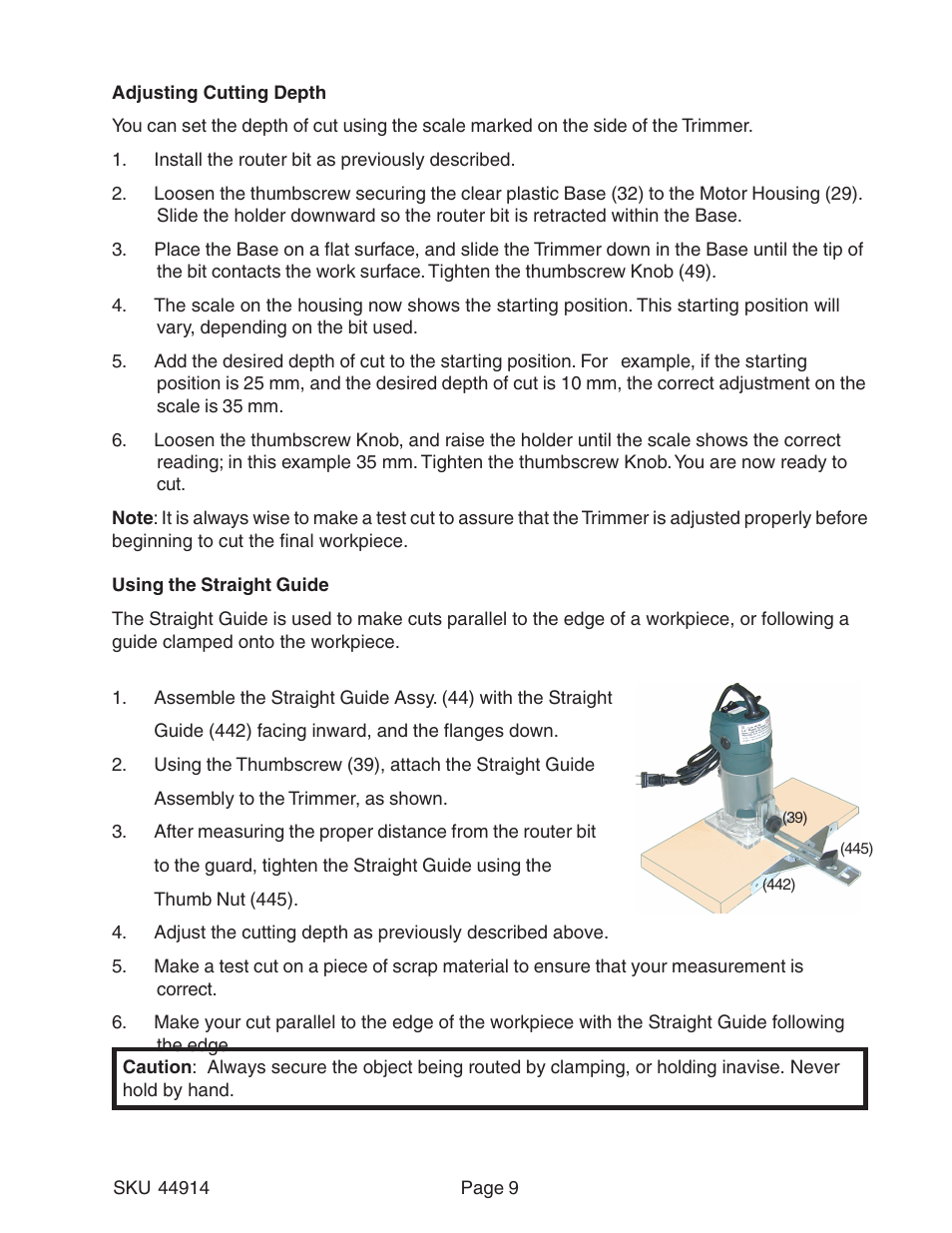 Harbor Freight Tools 44914 User Manual | Page 9 / 13