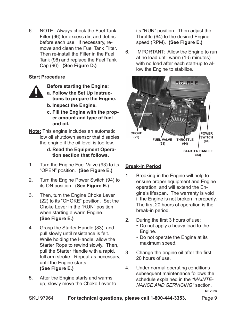 Harbor Freight Tools GREYHOUND 97964 User Manual | Page 9 / 20