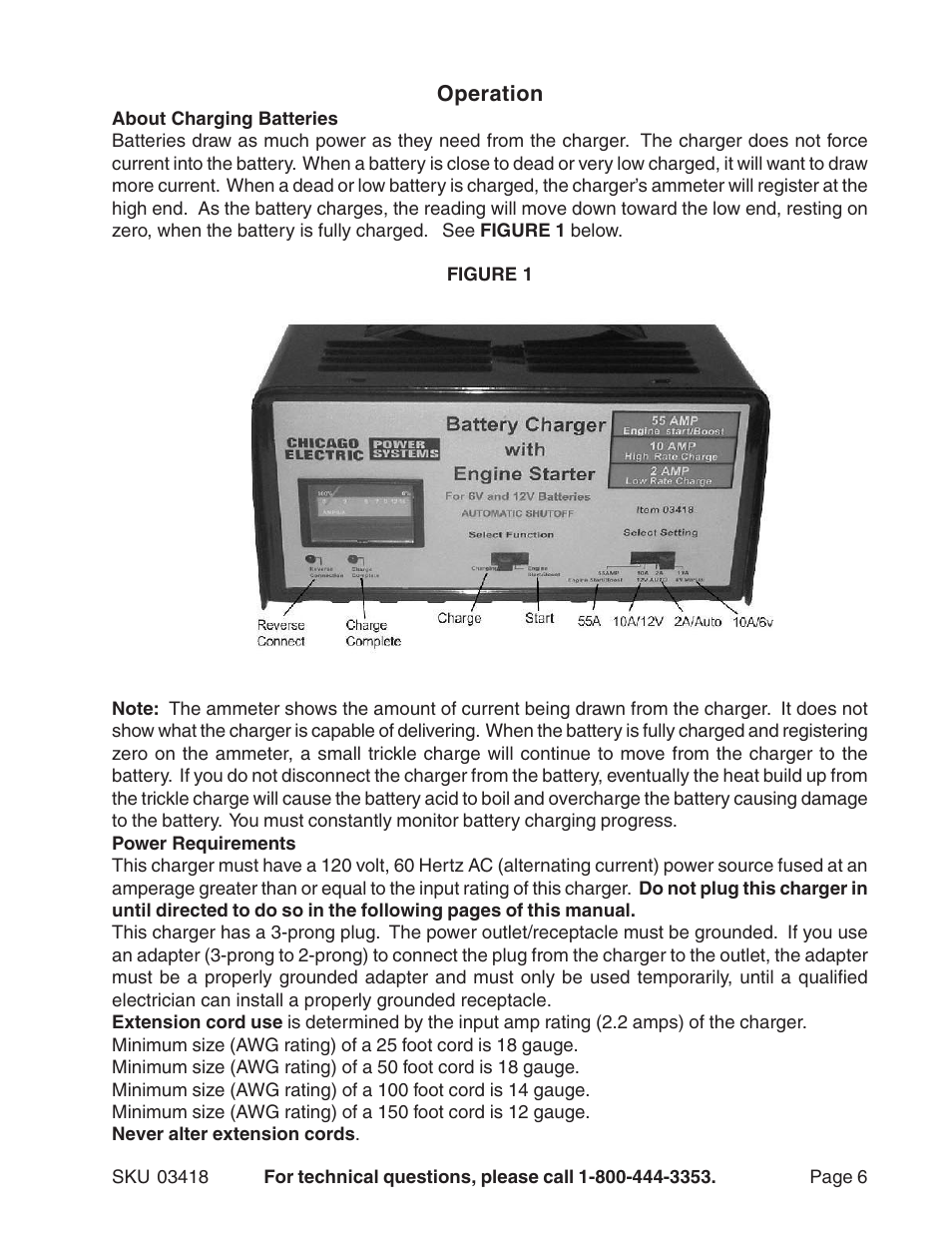 Harbor Freight Tools 03418 User Manual | Page 6 / 11