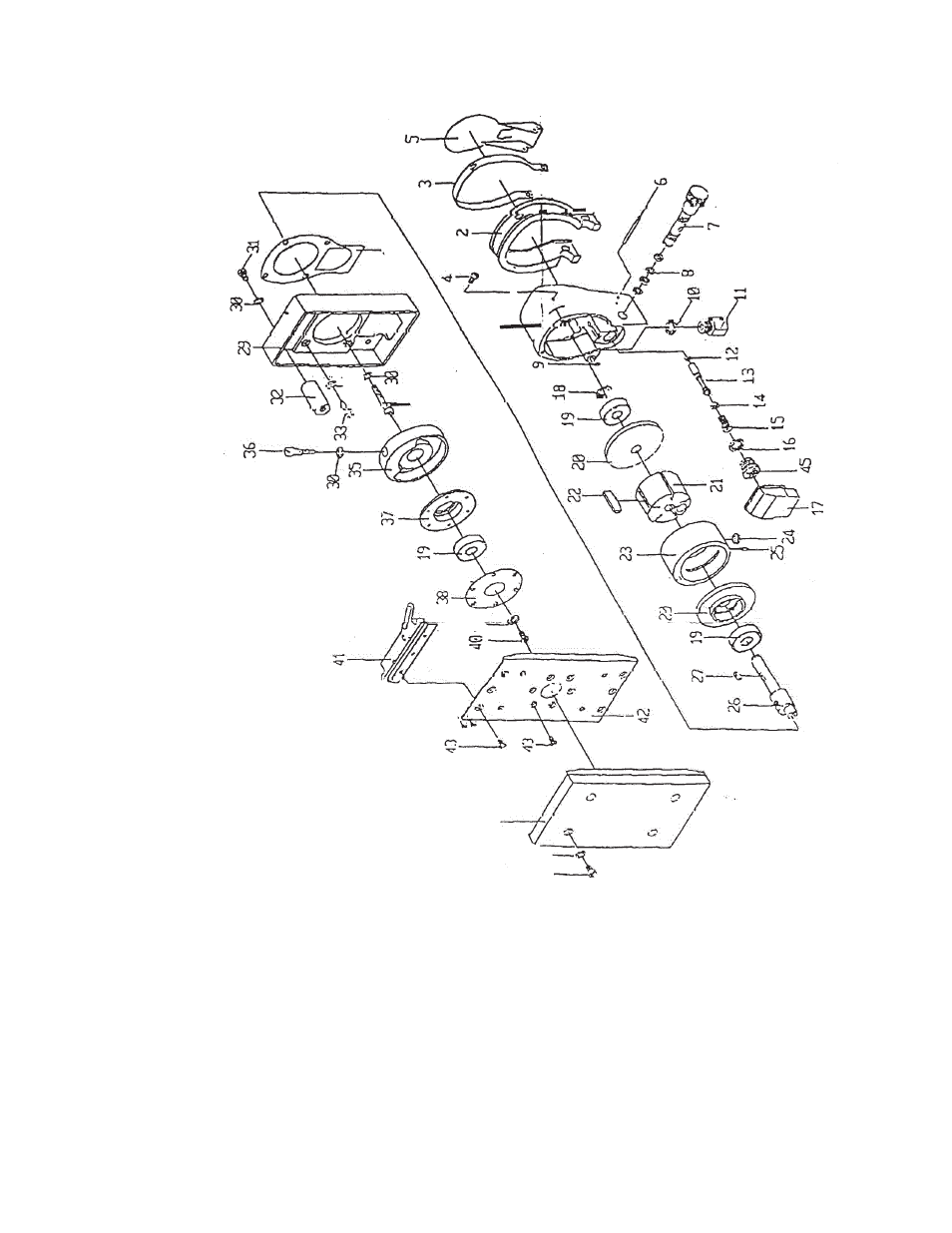 Assembly drawing maintenance | Harbor Freight Tools Air Jitterbug Orbital Sander 90115 User Manual | Page 7 / 8