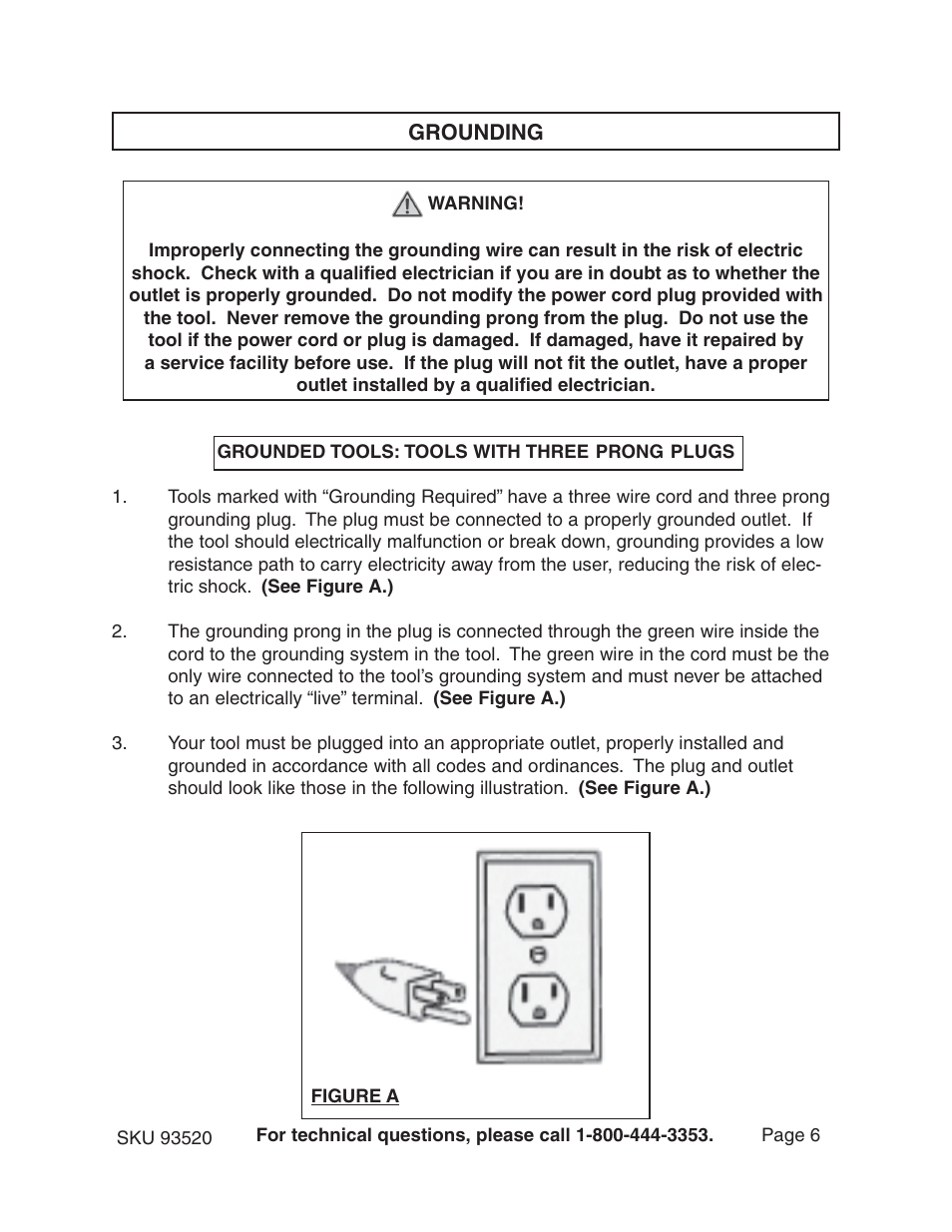 Harbor Freight Tools CROSS CUT PAPER SHREDDER WITH BASKET 93520 User Manual | Page 6 / 12