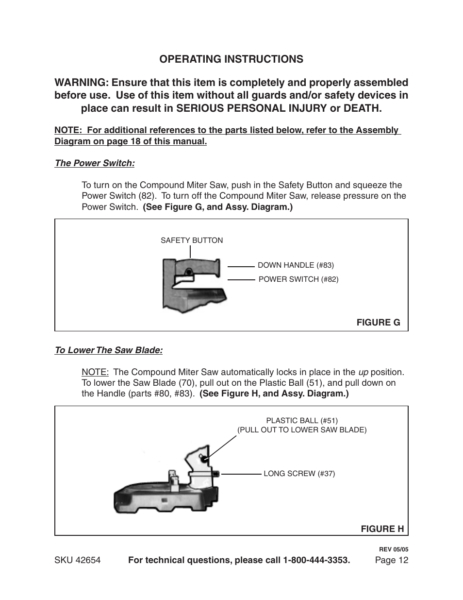Harbor Freight Tools 42654 User Manual | Page 12 / 18