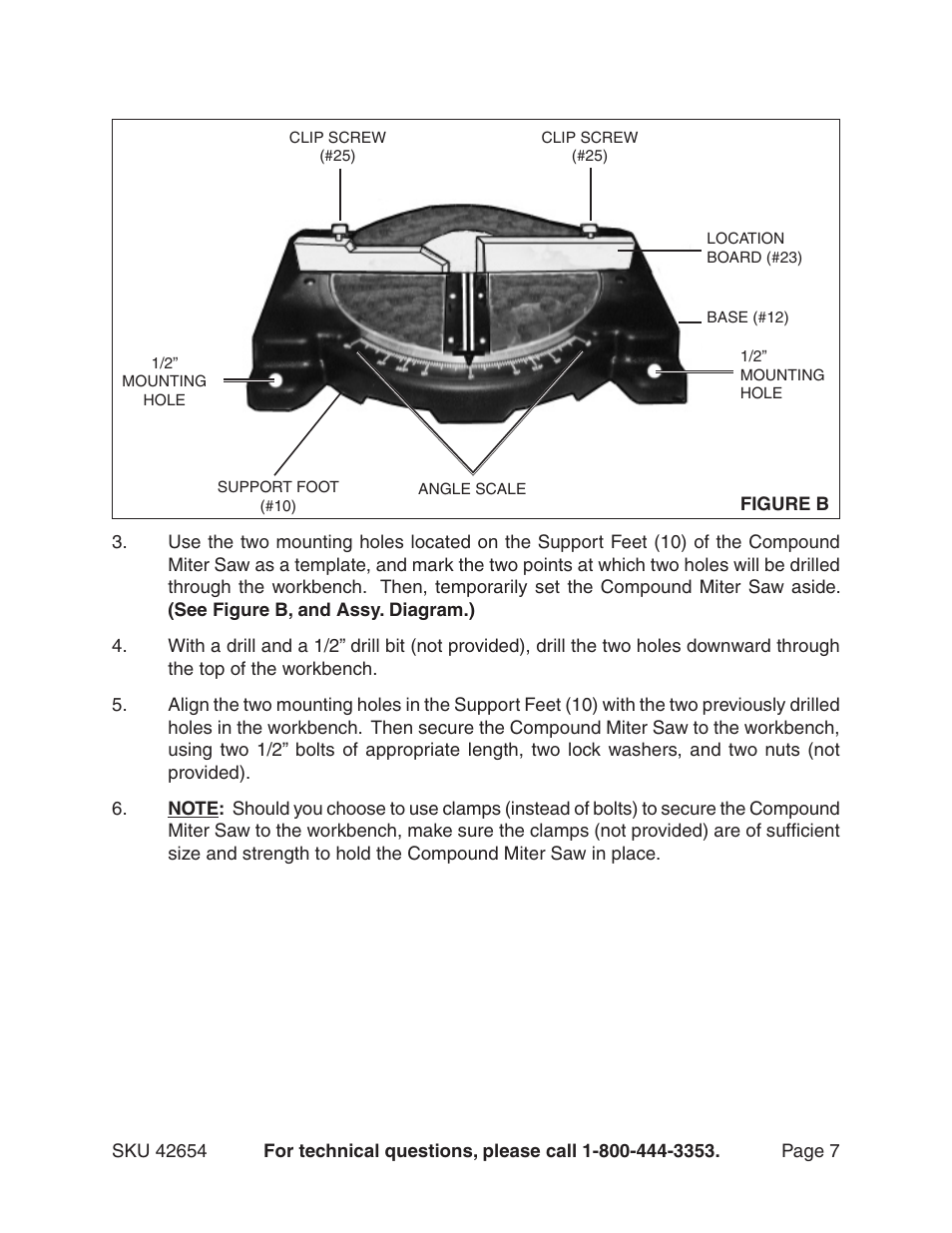 Harbor Freight Tools 42654 User Manual | Page 7 / 18