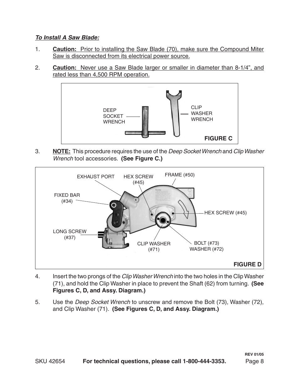 Harbor Freight Tools 42654 User Manual | Page 8 / 18