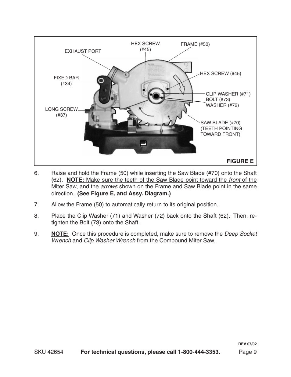Harbor Freight Tools 42654 User Manual | Page 9 / 18