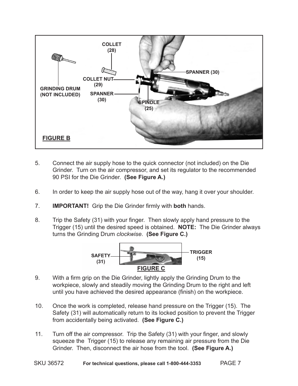 Harbor Freight Tools 36572 User Manual | Page 7 / 10