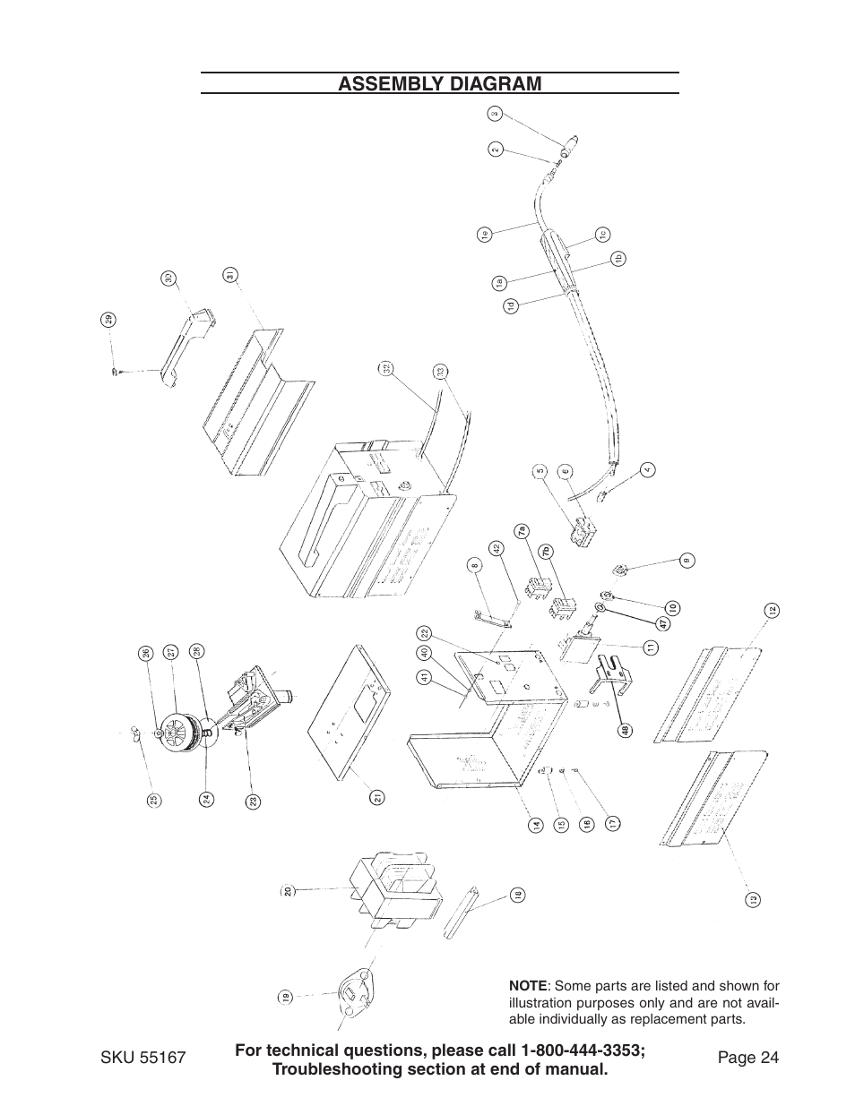 Harbor Freight Tools 55167 User Manual | Page 24 / 28