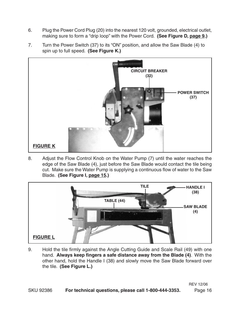 Harbor Freight Tools 92386 User Manual | Page 16 / 25