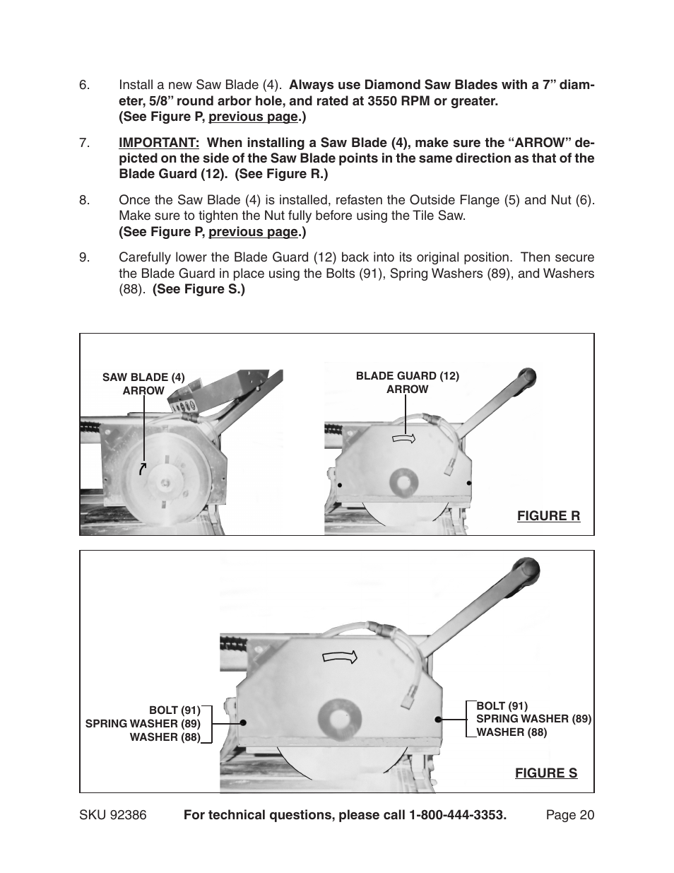 Harbor Freight Tools 92386 User Manual | Page 20 / 25