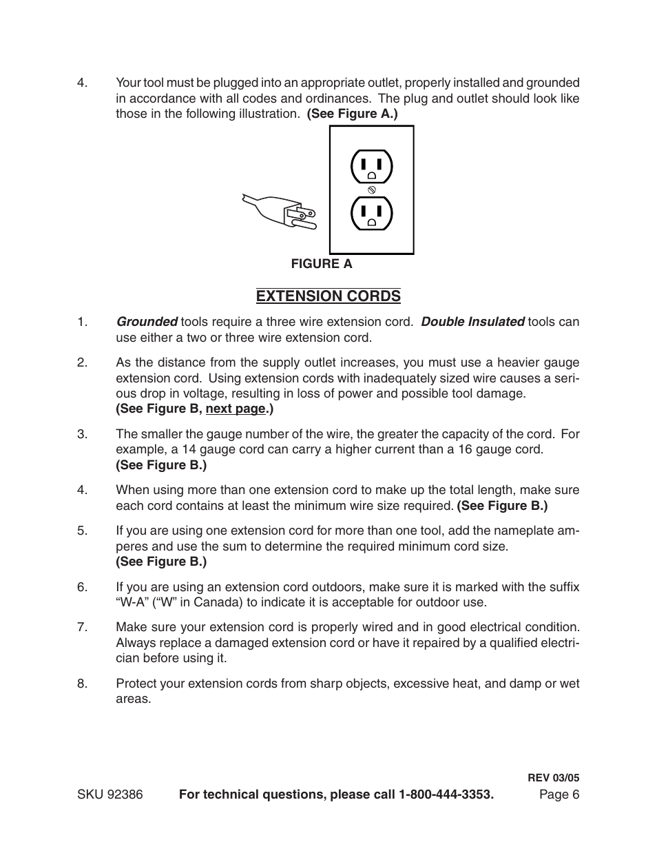 Harbor Freight Tools 92386 User Manual | Page 6 / 25