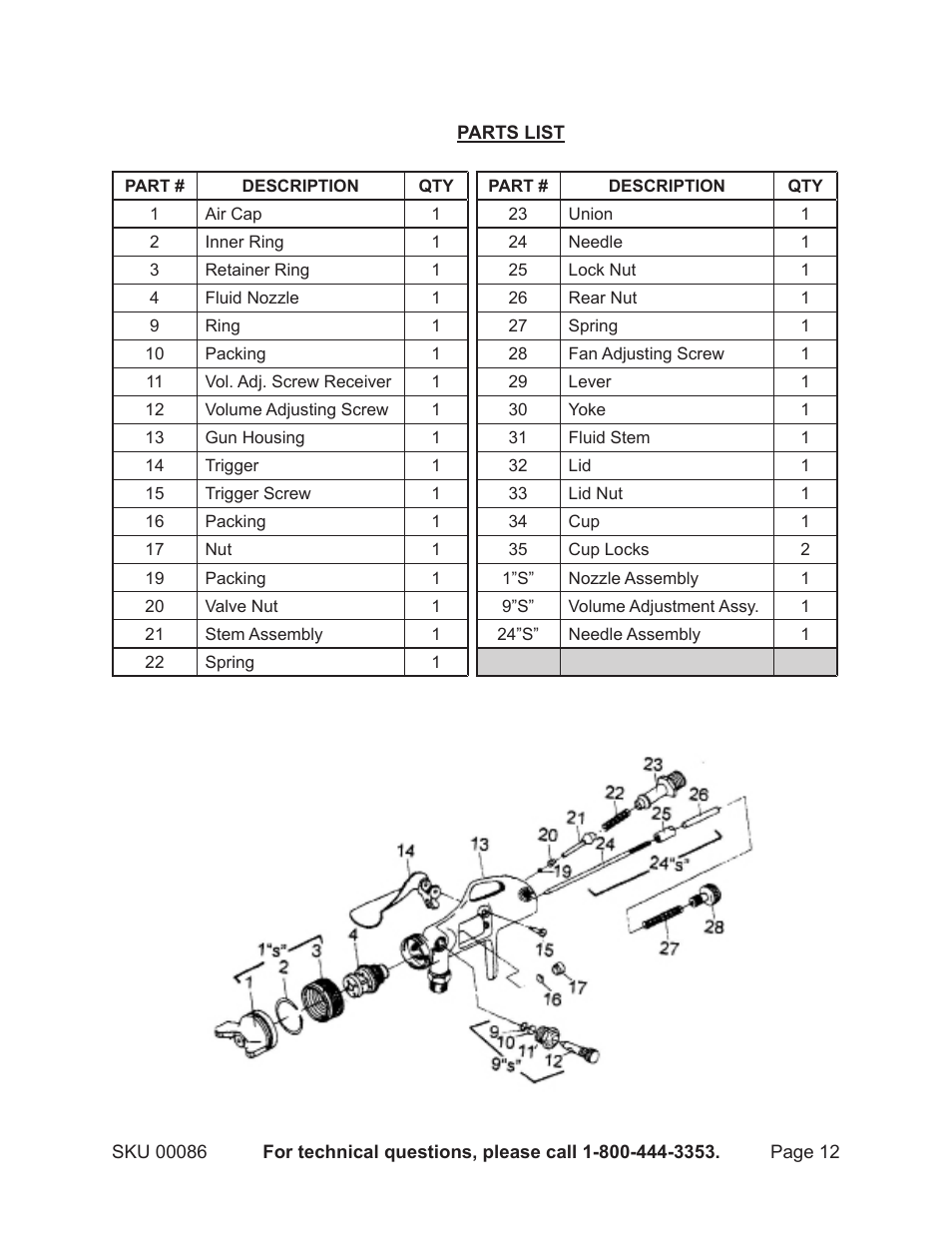 Harbor Freight Tools 86 User Manual | Page 12 / 13