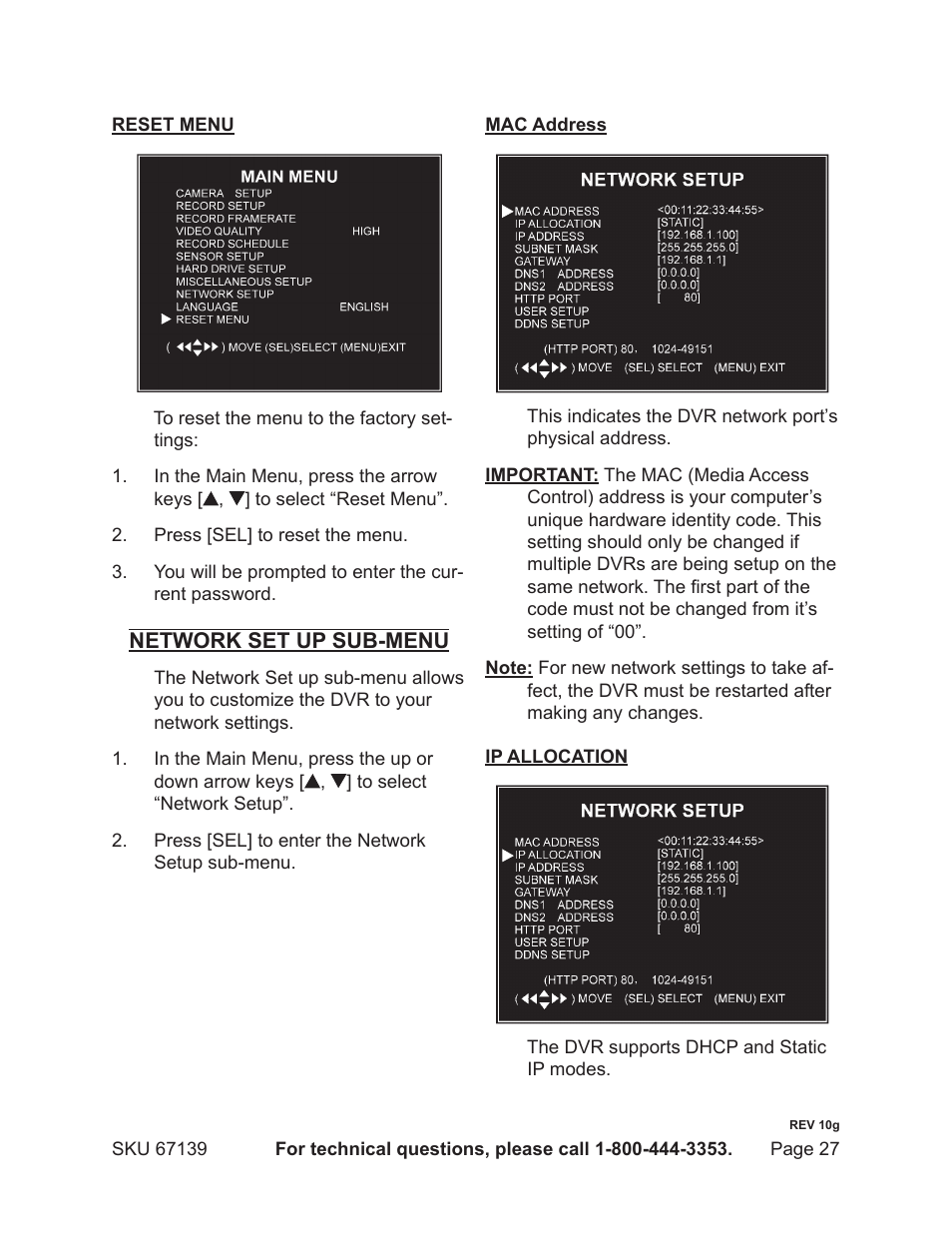 Harbor Freight Tools 67139 User Manual | Page 27 / 38