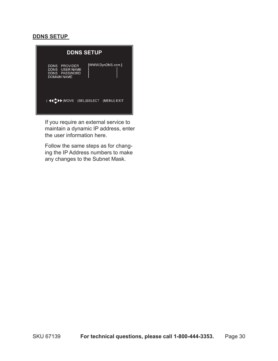 Harbor Freight Tools 67139 User Manual | Page 30 / 38