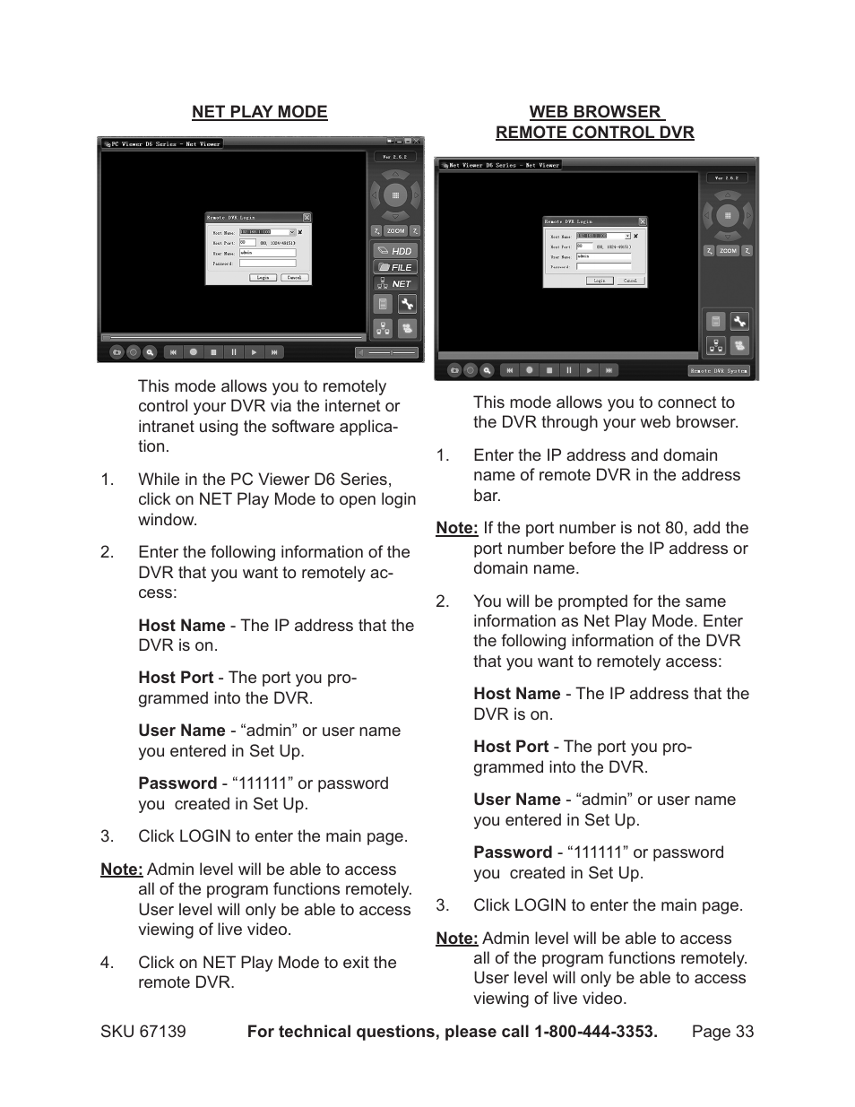 Harbor Freight Tools 67139 User Manual | Page 33 / 38