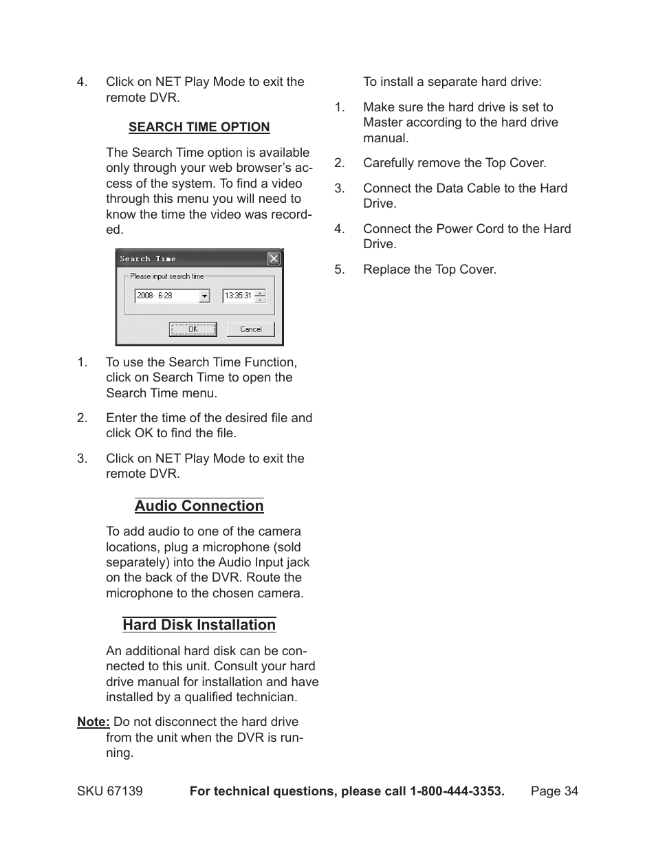 Harbor Freight Tools 67139 User Manual | Page 34 / 38