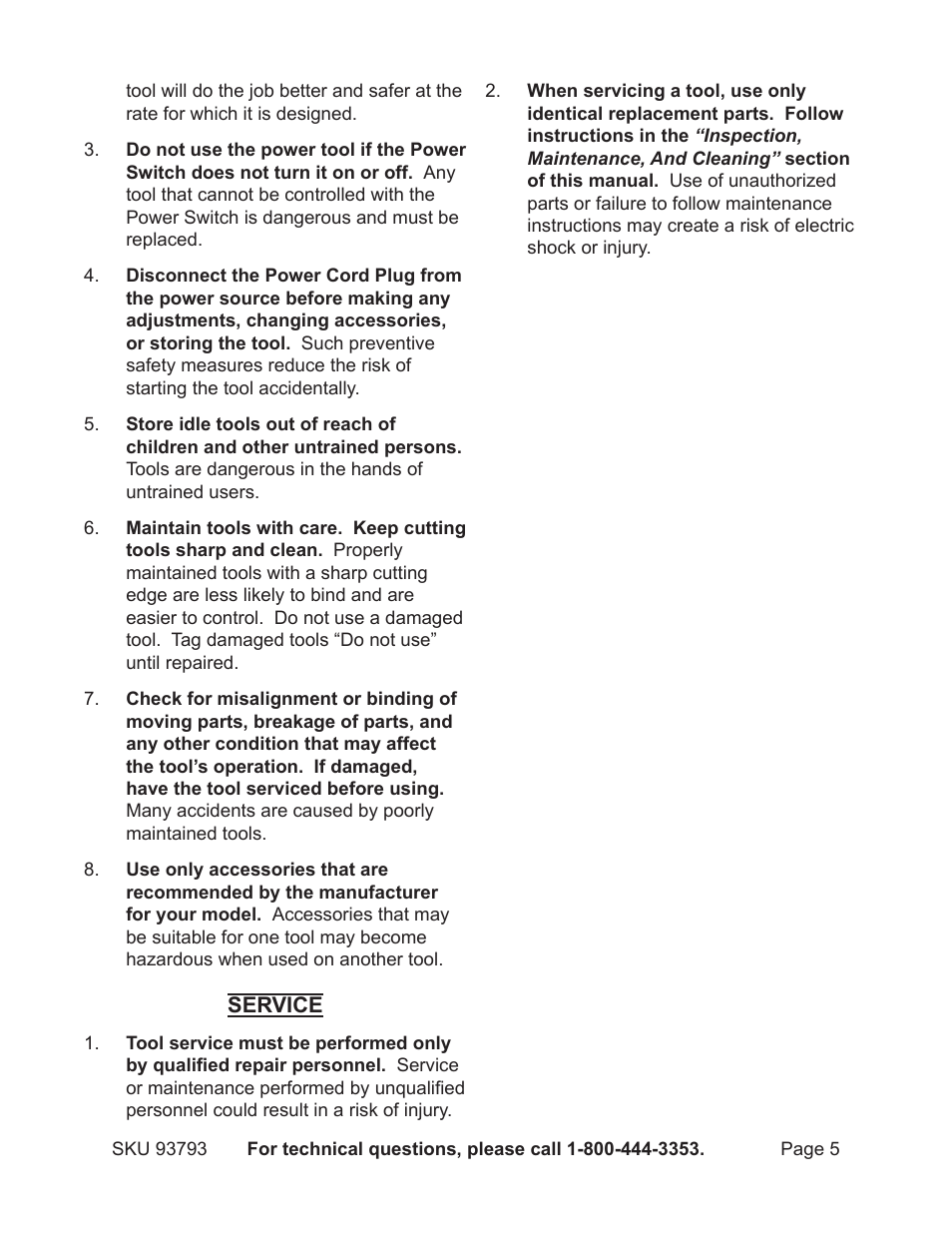 Harbor Freight Tools DUAL MIG 93793 User Manual | Page 5 / 33