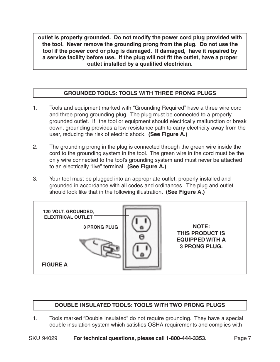 Harbor Freight Tools 94029 User Manual | Page 7 / 14